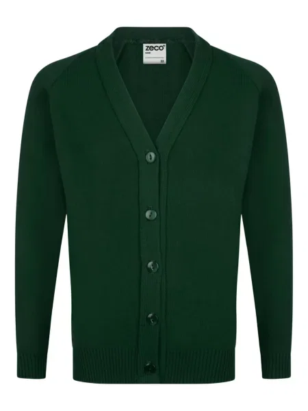 Kardigan dziecięcy Zeco Schoolwear zielony