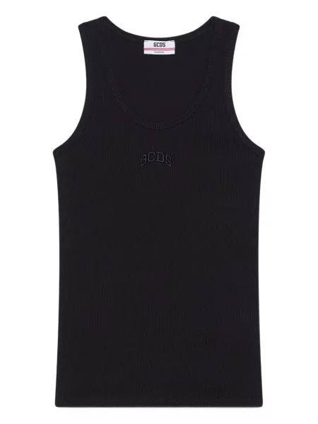 Top Gcds cu broderie negru