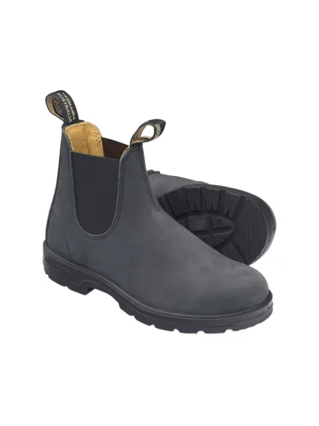 Blundstone Sztyblety skórzane szary czarne