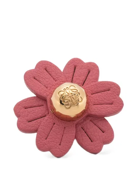 Pandantiv Loewe cu model floral roz