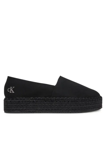 Calvin Klein Jeans Espadrile Flatform Esdparille Mg/Hdw negru
