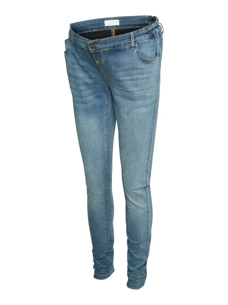 MAMALICIOUS Jeans MLLUTON denim albastru