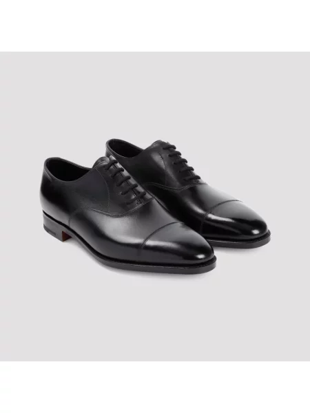 Oksfordy John Lobb skórzany czarny