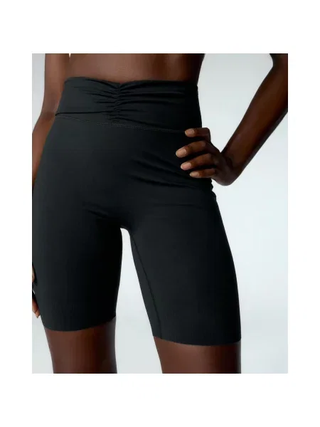Legginsy krótkie Black Limba Loris czysty XS czarny