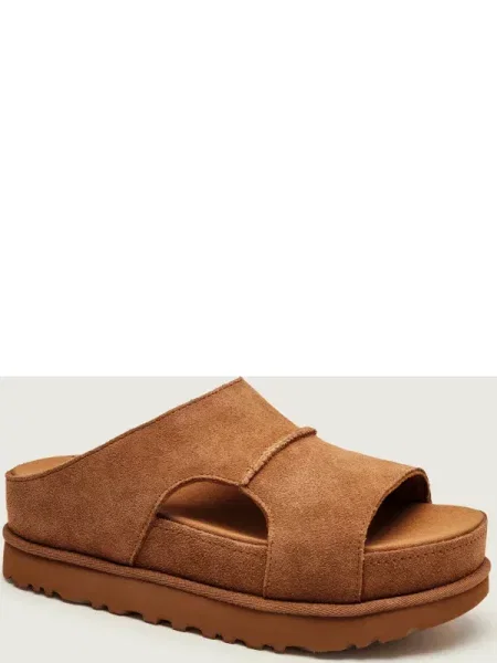 UGG Șlapi W GOLDENSTAR | piele întoarsă