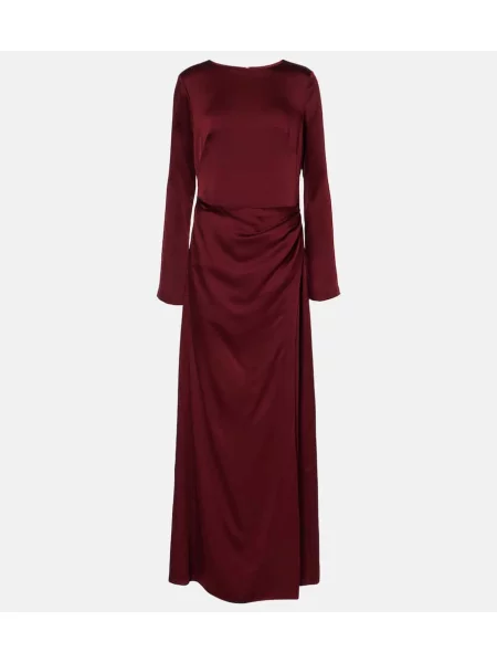 Sukienka Simkhai drapowana czerwona