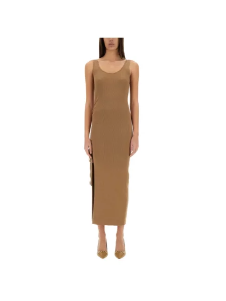 Sukienka maxi Michael Kors beżowa