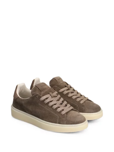 Sneakerși D.a.t.e. din piele de căprioară maro