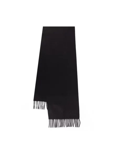 Szal Max Mara wełniana klasyczna czarna