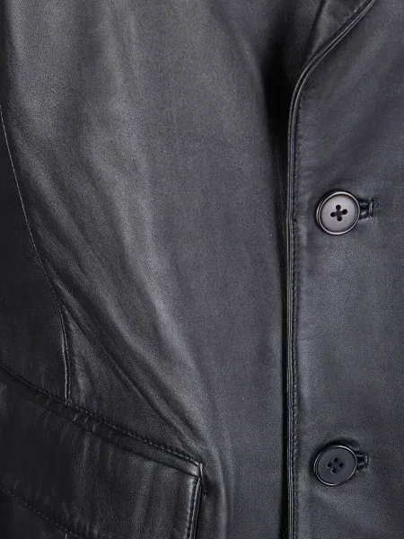 Kožni blejzer Deadwood crna