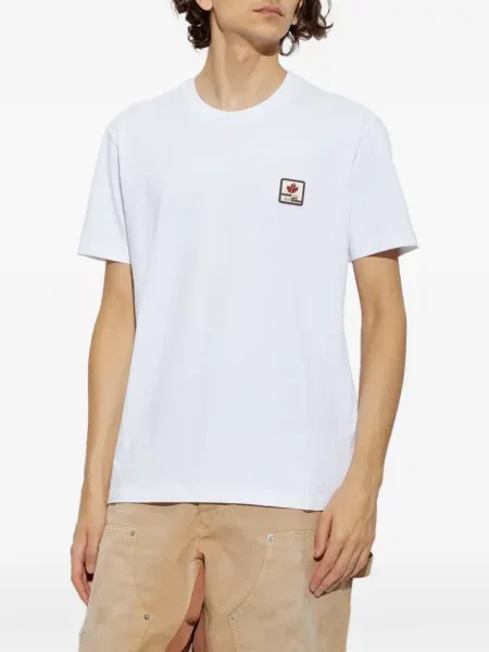Tricou Dsquared2 cu autograf alb