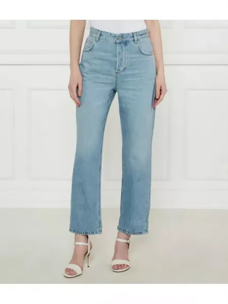 Marella SPORT Farmer TOMBOY | Straight fit | high waist kék