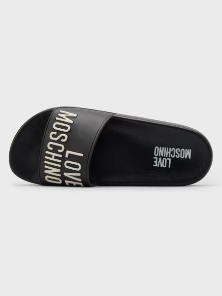 Шлепанцы Love Moschino черные