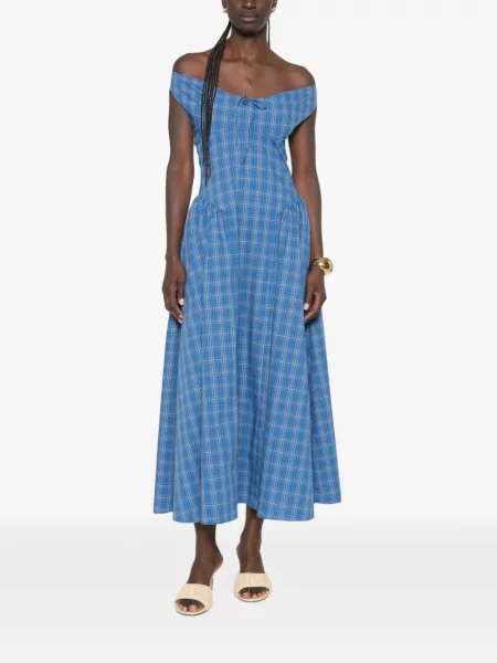 Rochie midi Faithfull The Brand albastru
