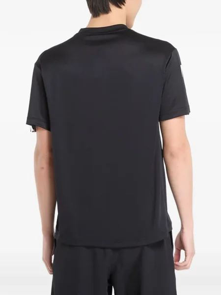 Antrenament grafic tricou Adidas Spezial de jumătate de fermoar negru