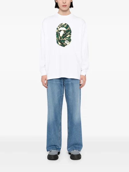 Тениска A Bathing Ape® бяло
