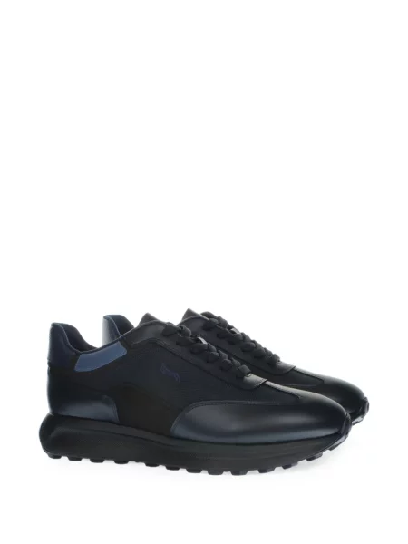 Bőr sneaker Harmont & Blaine kék