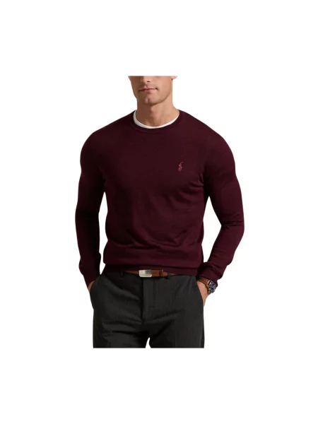 Sweter Polo Ralph Lauren wełniany czerwony