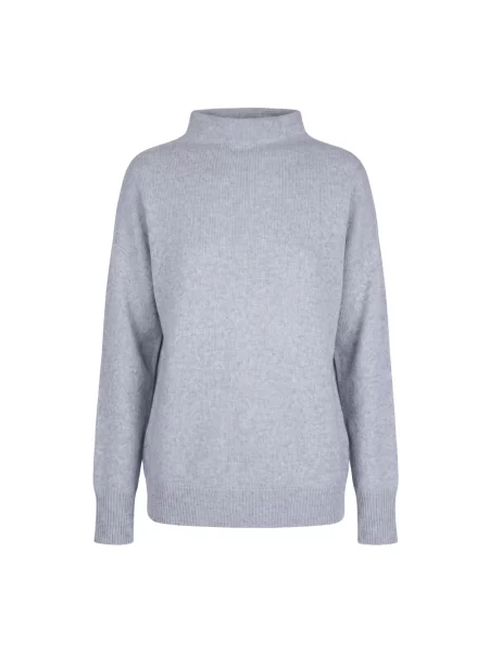 Sweter Liviana Conti z kaszmiru szary