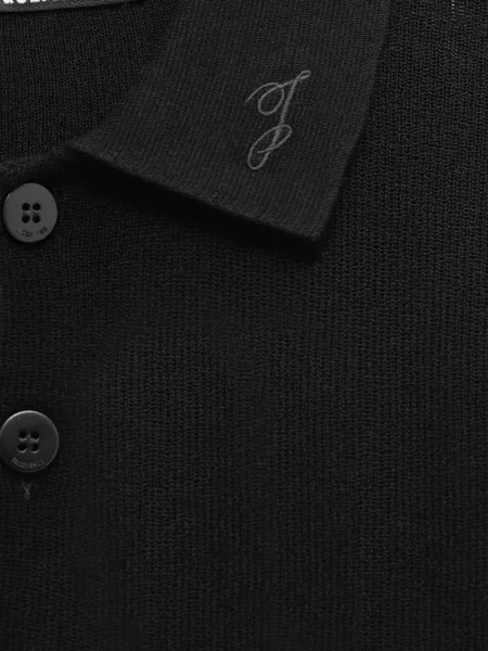Pulover Jacquemus cu broderie negru