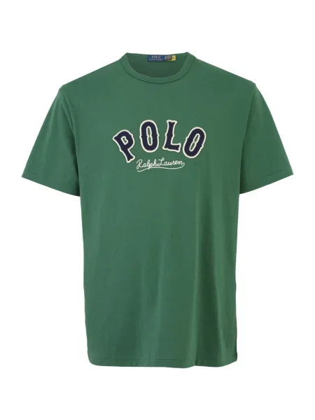 Polo Ralph Lauren Big & Tall Majica zelena / crna bijela