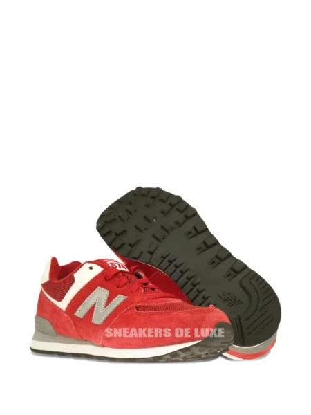 Маратонки New Balance 574 с принт червено
