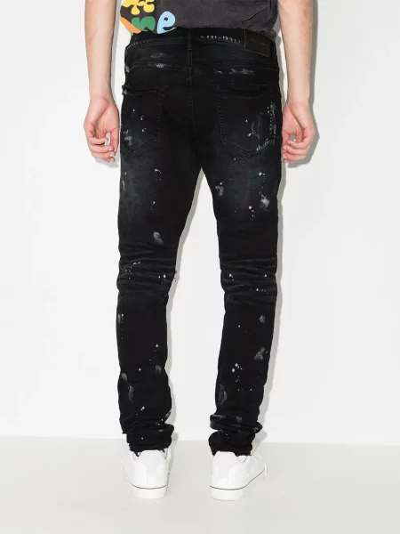 Skinny jeansy skinny Purple Brand czarne