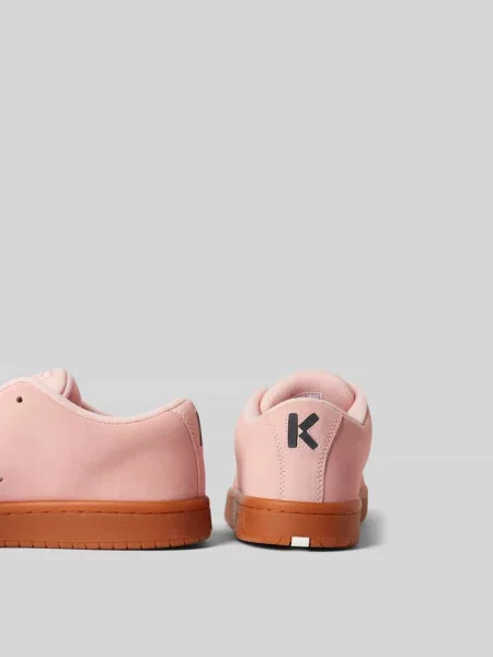 Sneakersy z detalem z logo Kenzo różowe