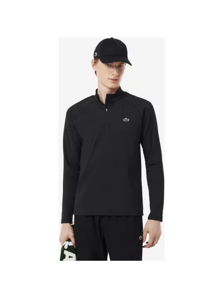 Bluza treningowa Lacoste Training Sport Ultra Dry z półzamkiem XS czarny