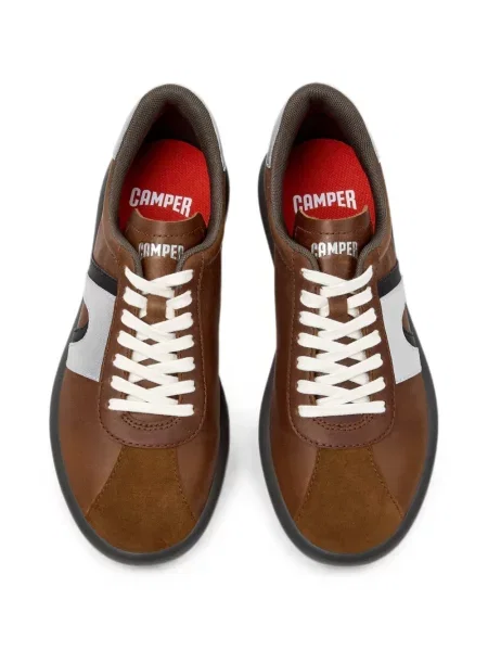 Sneakerși Camper din piele maro
