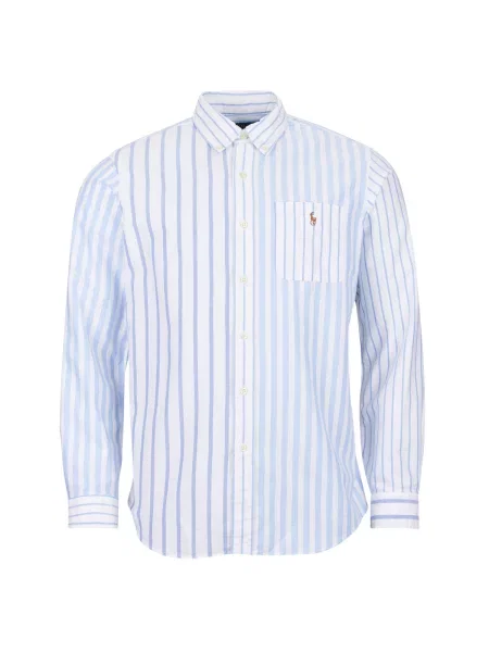Srajca Polo Ralph Lauren z dolgimi rokavi keper bela
