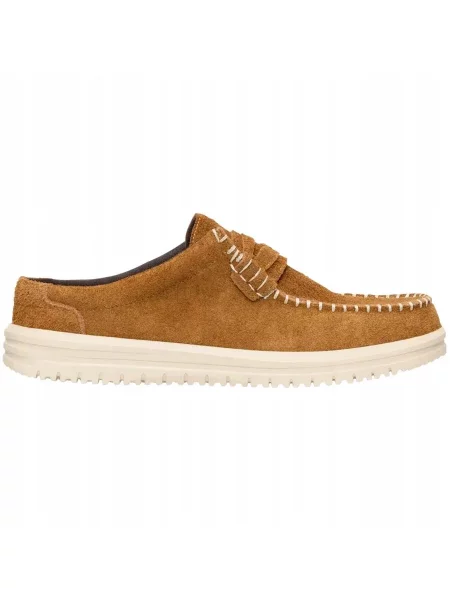 HeyDude Mokasyny Wally NXT Mule brązowe