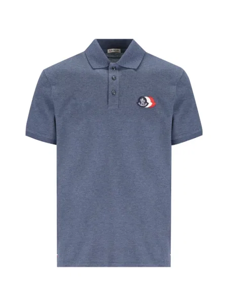 Tricou polo Moncler albastru