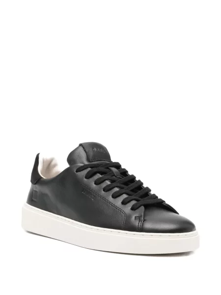 Sneakerși D.a.t.e. cu șireturi din piele negru