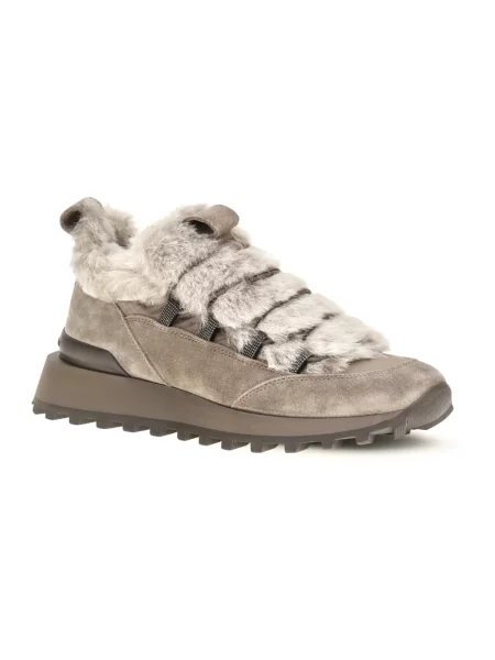 Sneakersy Brunello Cucinelli beżowe