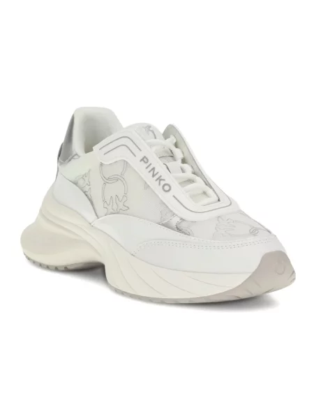 Sneakersy Pinko skórzane białe