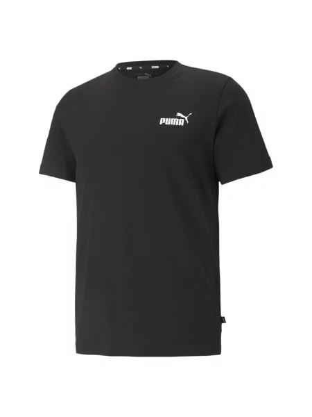 Koszulka Essentials z małym logo PUMA Black czarna