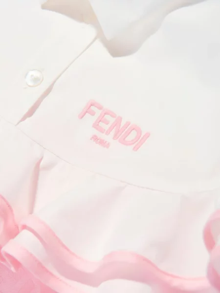 Dětské šaty Fendi růžové