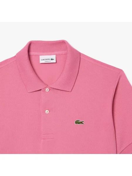 Поло Lacoste розовое