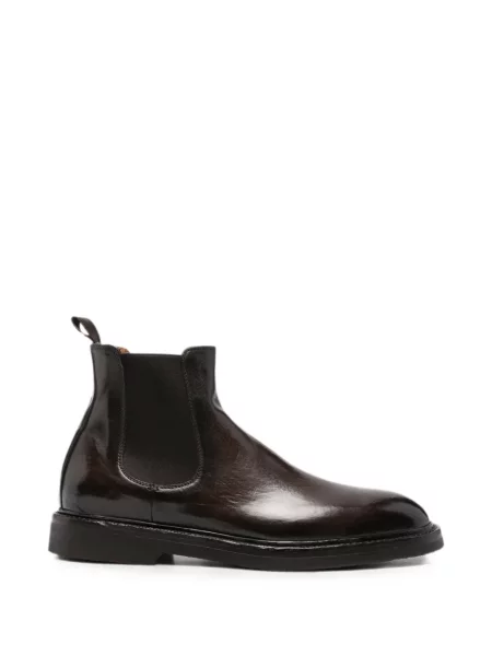 Botine chelsea Officine Creative maro