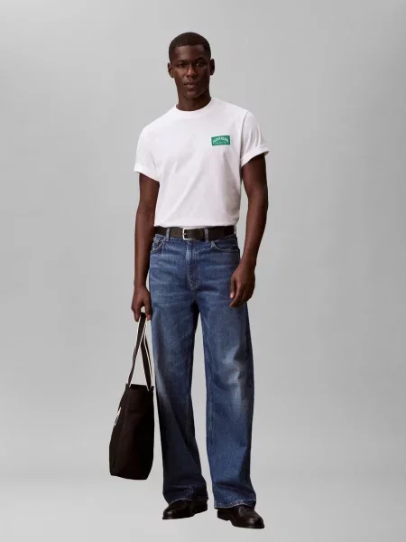 Calvin Klein Jeans Koszulka weiss biała