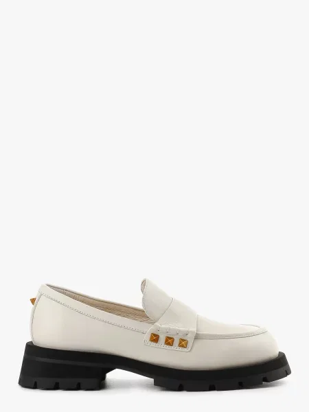 Шкіряні Лофери LeBERDES білий