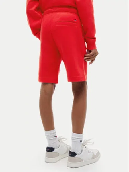 Sportovní kraťasy Tommy Hilfiger červené