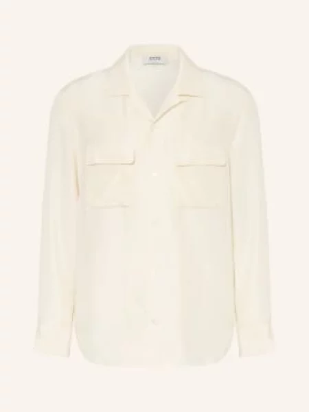 Cos Resortní Košile Comfort Fit Z Hedvábí režná