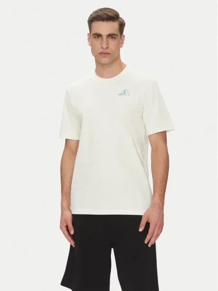 Adidas Tričko Earth Day Graphic biela