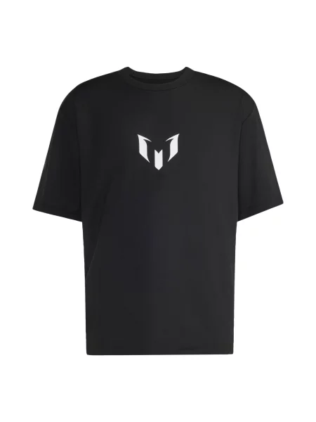 ADIDAS PERFORMANCE Tricou funcțional Messi Zne negru alb