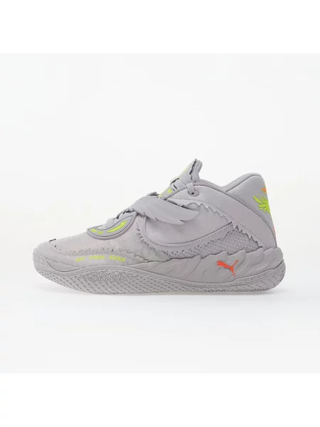 Sneakers Puma Metallic Vibrant Silver-Yellow Alert-Glowing Red EUR 42 roșu