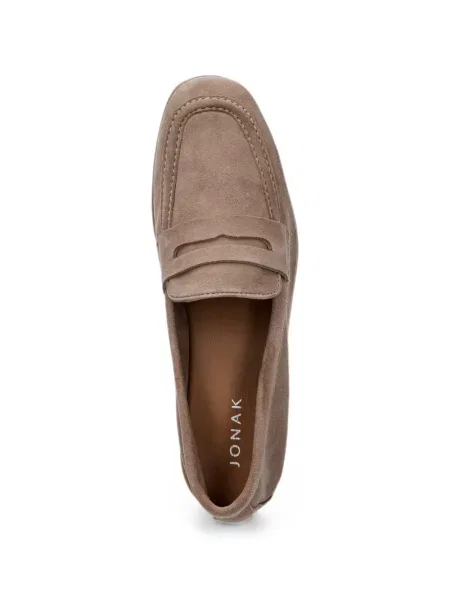 Pantofi loafer Jonak Paris din piele de căprioară