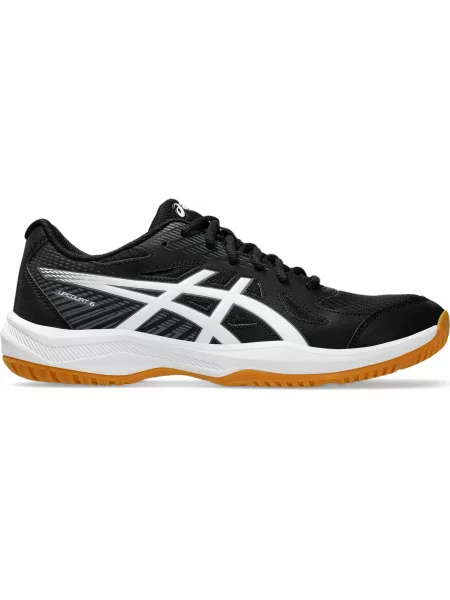 Кожаные кроссовки для спортзала Asics черные