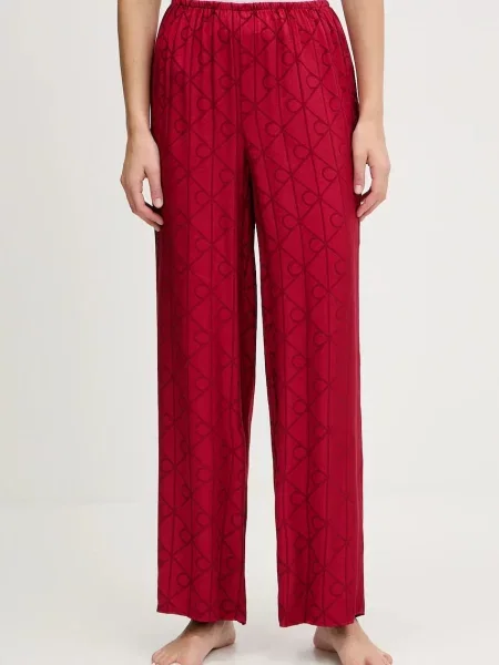 Calvin Klein Underwear spodnie piżamowe czerwone